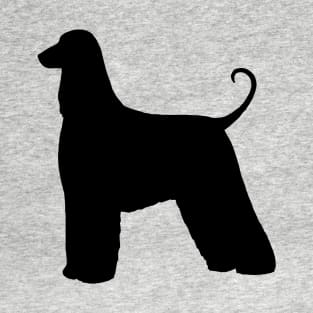 Afghan Hound Dog Breed Silhouette T-Shirt